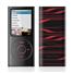 Belkin Sonic Wave Two-Tone Silicone Sleeve for iPod nano 4th Generation - Black/Infrared